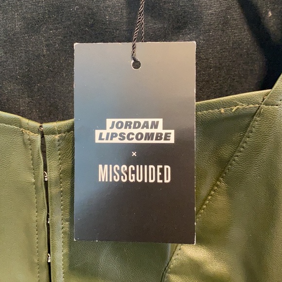 Faux Leather Dress NWT - Picture 5 of 8